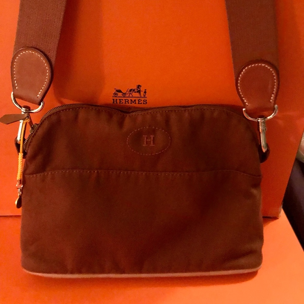 HERMES Bolide Plain Pouches & Cosmetic Bags